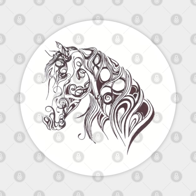 Dance of the Horses Magnet by Designs-By-Juno